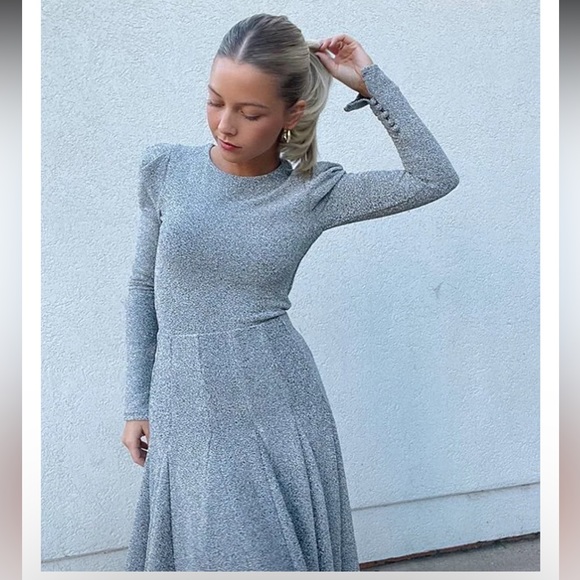 NWT Antonio Melani
x Born on Fifth Celine Metallic Midi Skirt - Picture 7 of 16